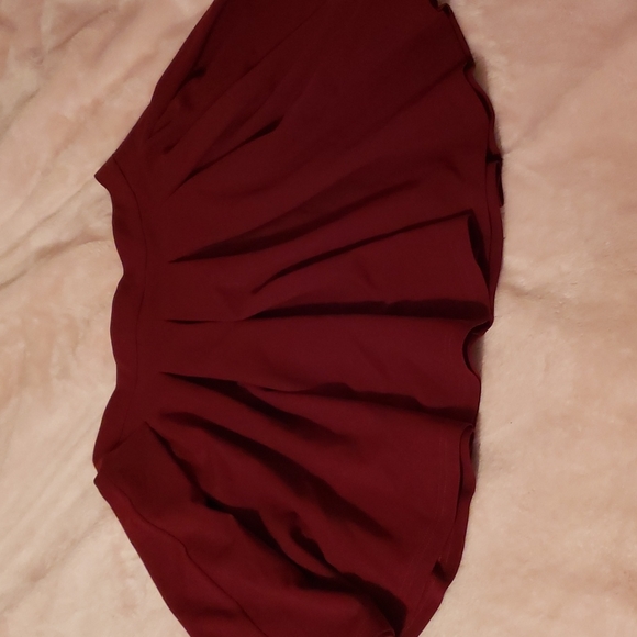 Burgundy Skirt - Picture 2 of 2